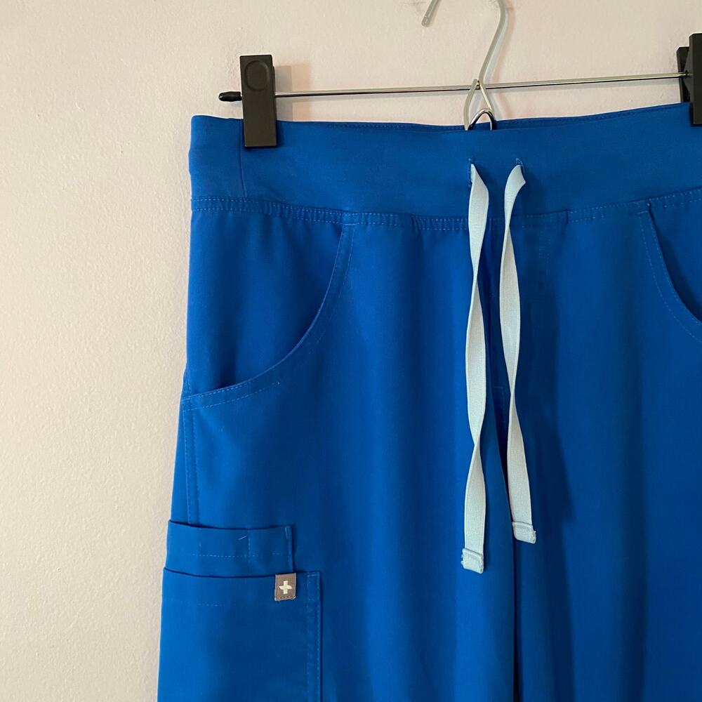 FIGS Royal Blue Kade Straight Leg Scrub Pants Uniform Nurse Doctor Women size XS - Picture 3 of 8